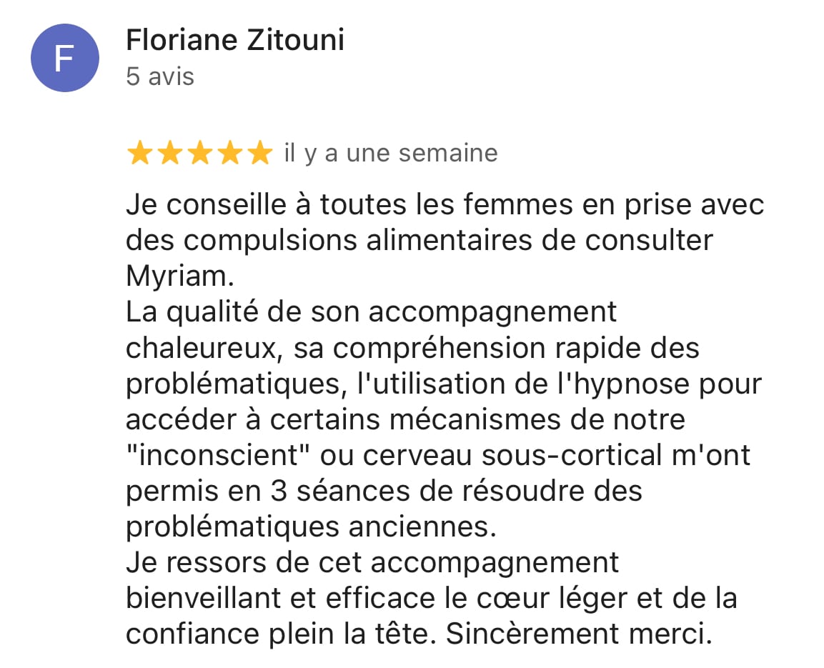 hypnose perte de poids : témoignage